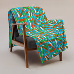 ABSTRACT THROW BLANKET